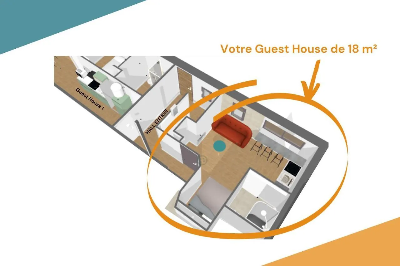 Appartement Kasa Home - Calme, Cosy, Wifi & Netflix Saint-Martin-la-Plaine